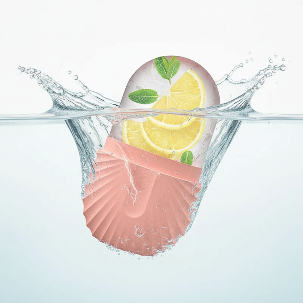 Ice Facial Cube avec splash